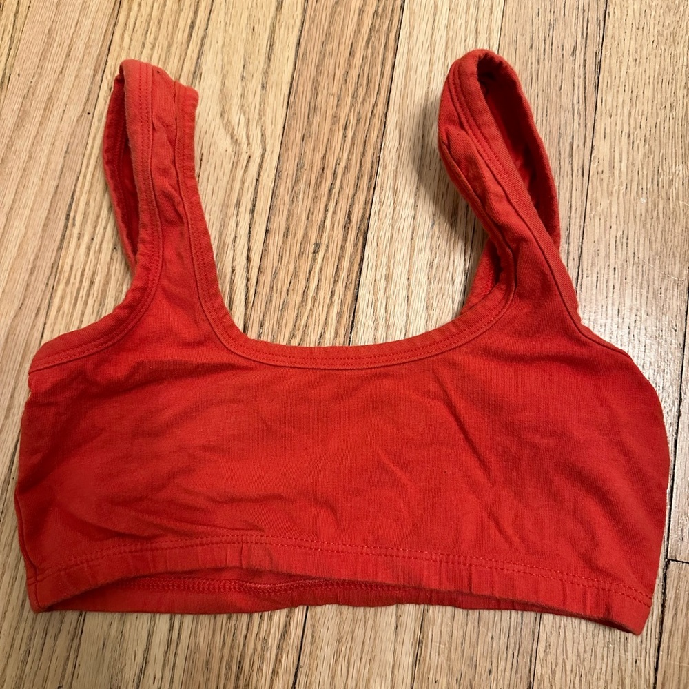 ARQ wide strap bra m medium red
